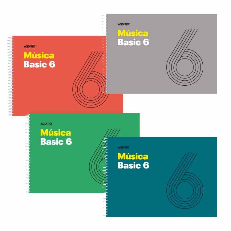 Basic 6 Cuaderno Pentagramas Additio