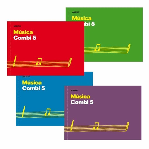 [8428318012508] Basic 5 Cuaderno Pentagramas Additio